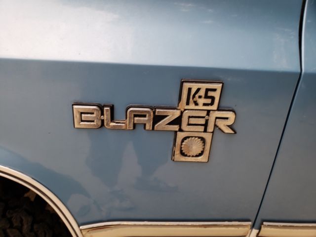 1984 Blue Chevrolet Blazer SUV