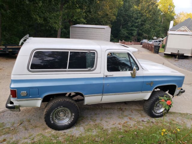 1984 Blue Chevrolet Blazer SUV