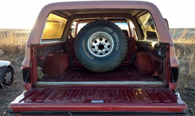 1984 Red Chevrolet Blazer