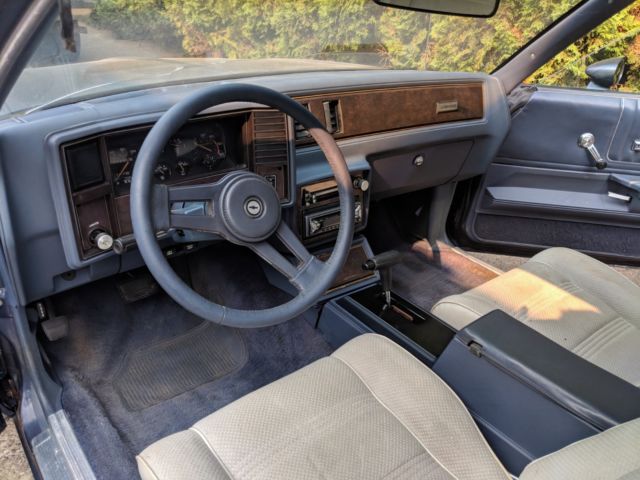 1984 Blue Chevrolet Monte Carlo Sedan