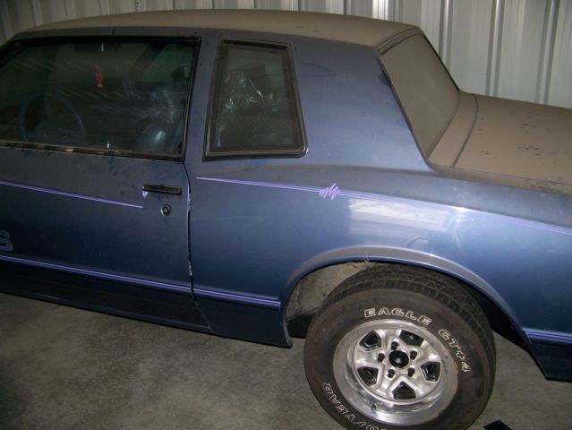 1984 Blue Chevrolet Monte Carlo Coupe