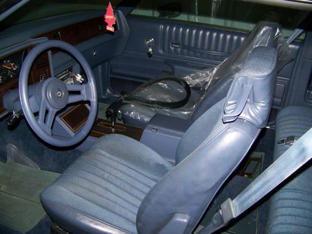 1984 Blue Chevrolet Monte Carlo Coupe