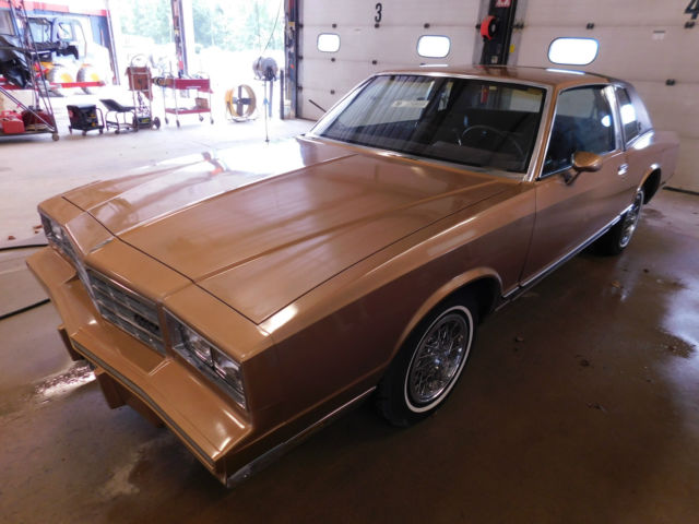 1984 Tan Chevrolet Monte Carlo Coupe
