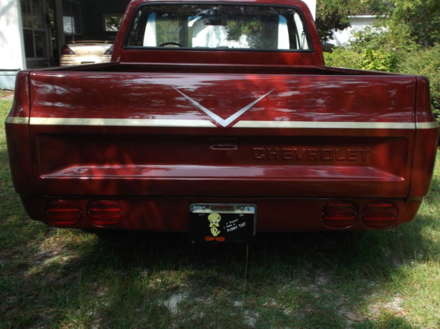 1984 Burgundy Chevrolet C-10 Standard Cab Pickup