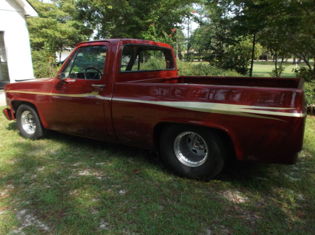 1984 Burgundy Chevrolet C-10 Standard Cab Pickup