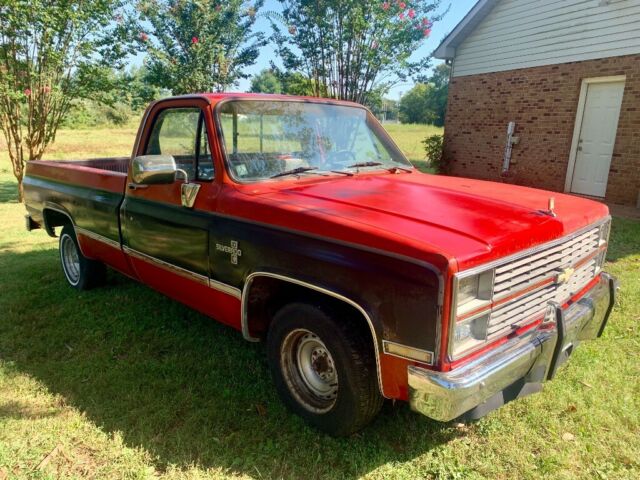 1984 Red Chevrolet C-10 Standard Cab Pickup
