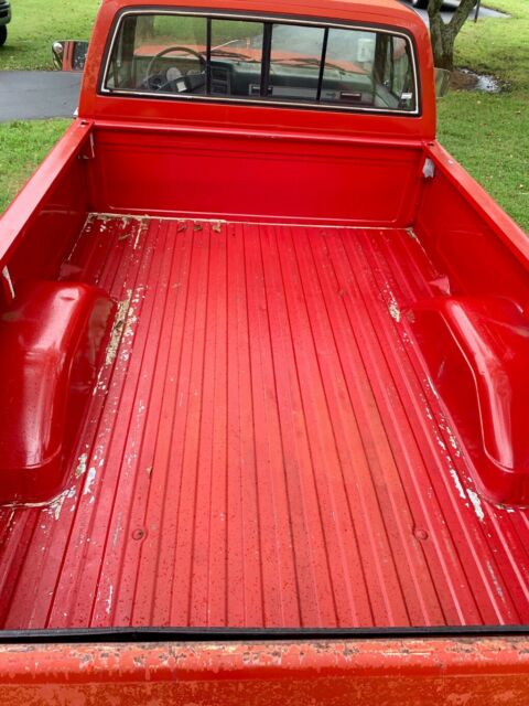 1984 Red Chevrolet C-10 Standard Cab Pickup