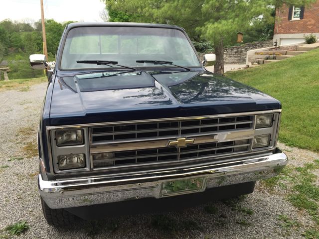 1984 Blue and silver Chevrolet Other Pickups Fleetside