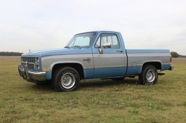 1984 Blue Chevrolet C-10