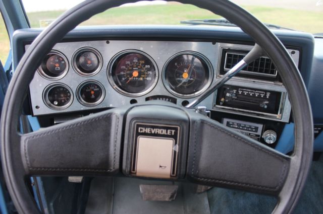 1984 Blue Chevrolet C-10