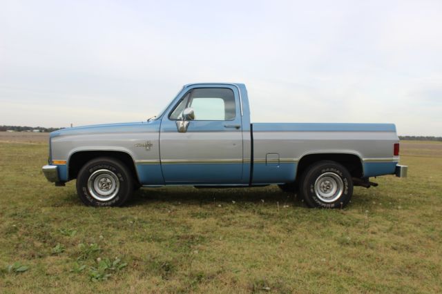 1984 Blue Chevrolet C-10