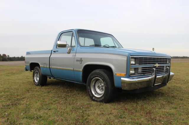 1984 Blue Chevrolet C-10