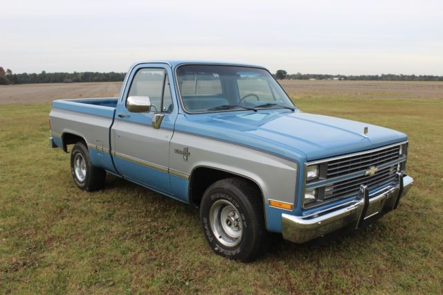 1984 Blue Chevrolet C-10