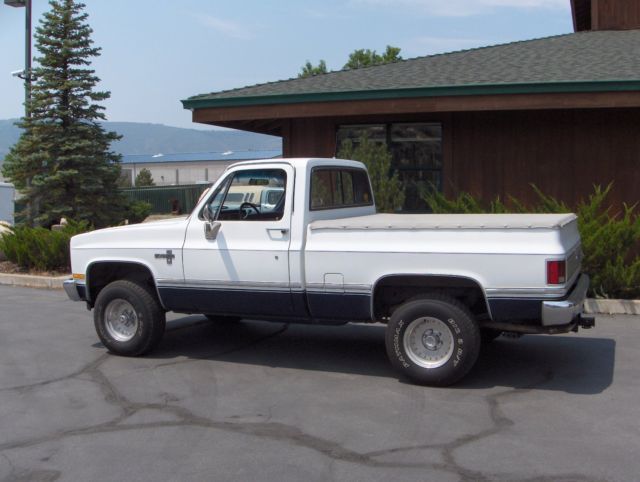 1984 White Chevrolet C/K Pickup 1500 Standard Cab Pickup