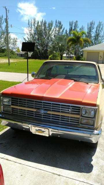 1984 Yellow Chevrolet C-10 Standard Cab Pickup