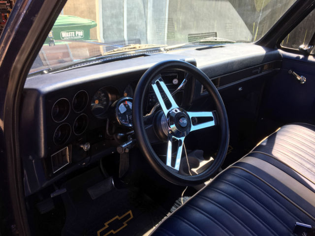 1984 Blue Chevrolet C-10 Standard Cab Pickup