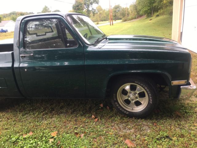 1984 Green Chevrolet C-10 Short Bed