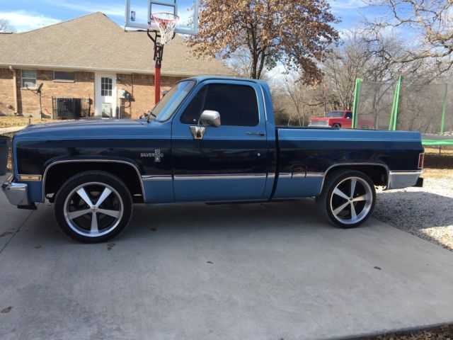 1984 Blue Chevrolet C-10 Standard Cab Pickup