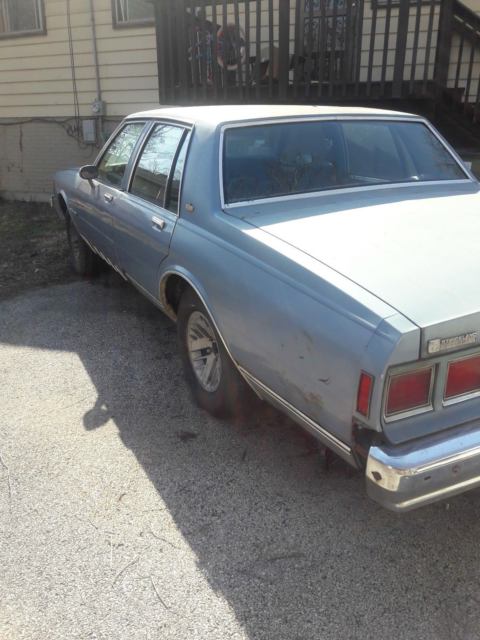 1984 Blue Chevrolet Capriceold Sedan