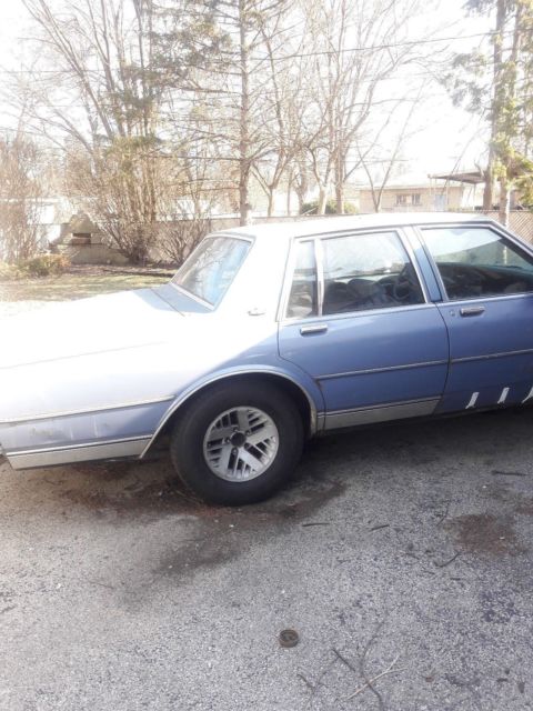 1984 Blue Chevrolet Capriceold Sedan