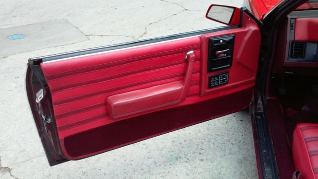 1984 Red Chevrolet Celebrity Convertible