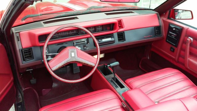 1984 Red Chevrolet Celebrity Convertible