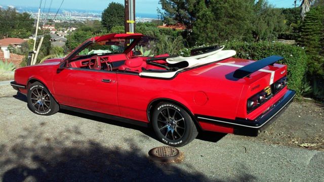 1984 Red Chevrolet Celebrity Convertible