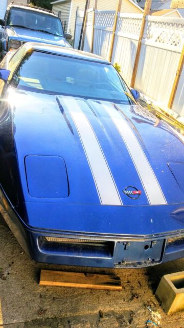 1984 Blue Chevrolet Corvette Coupe