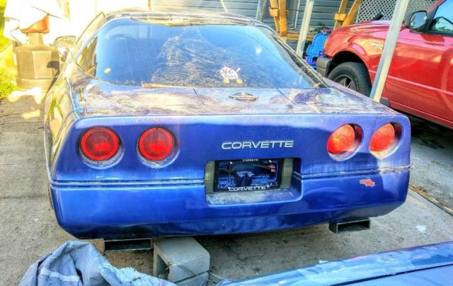 1984 Blue Chevrolet Corvette Coupe