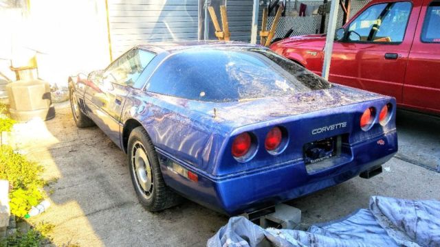 1984 Blue Chevrolet Corvette Coupe