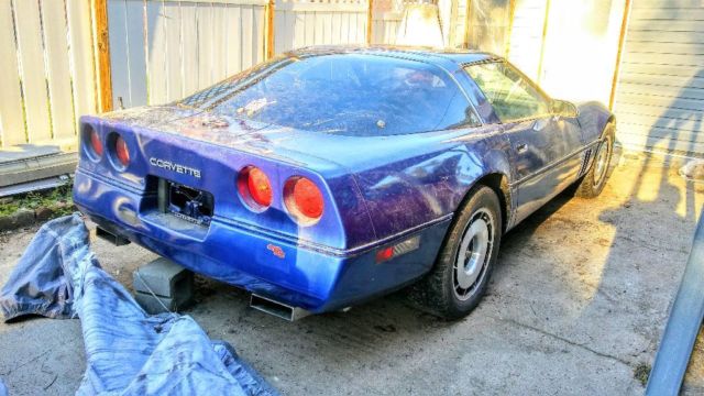 1984 Blue Chevrolet Corvette Coupe