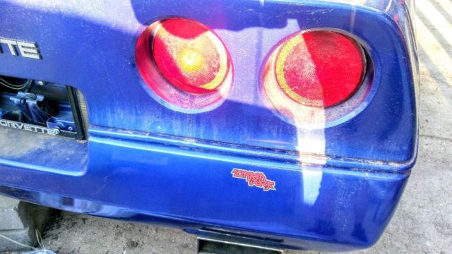 1984 Blue Chevrolet Corvette Coupe