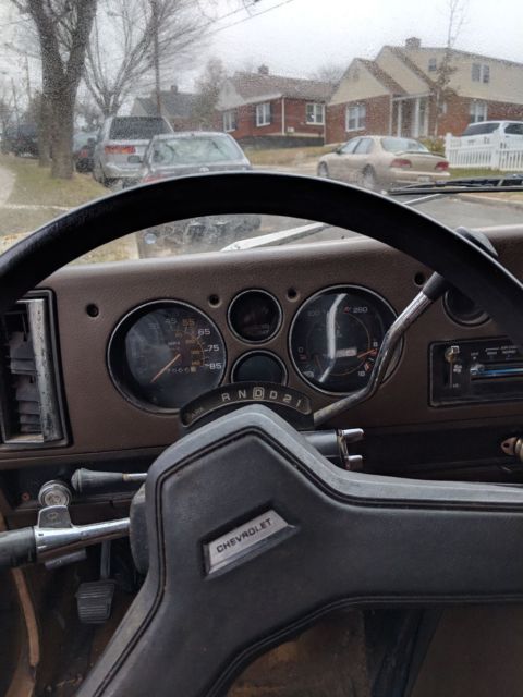 1984 Brown Chevrolet G20 Van Extended Passenger Van