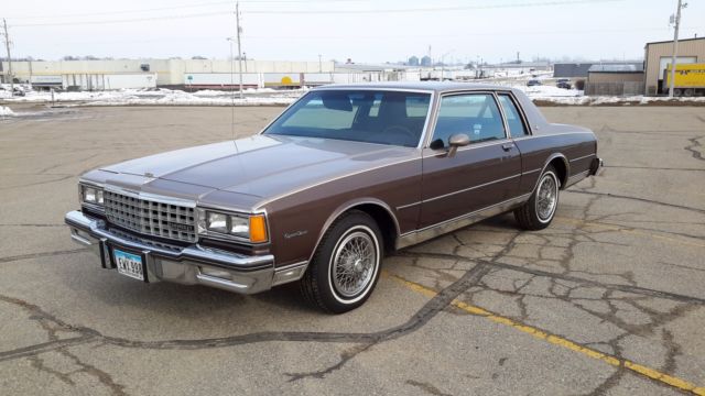 1984 Brown Chevrolet Impala Coupe