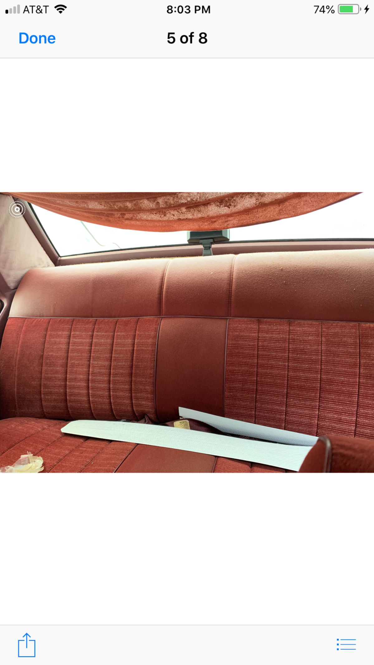 1984 Maroon Chevrolet Impala Sedan