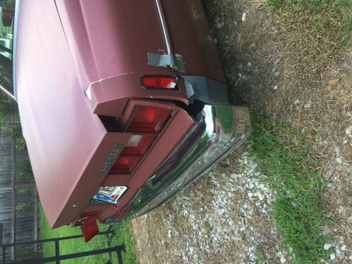 1984 Maroon Chevrolet Impala Sedan