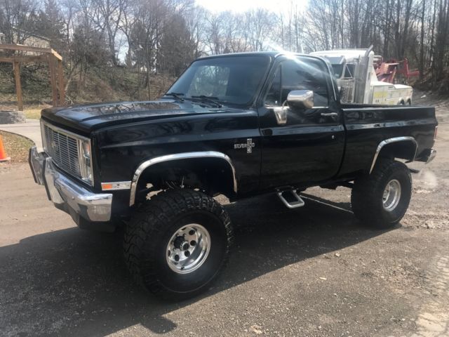 1984 Black Chevrolet C/K Pickup 1500 Standard Cab Pickup