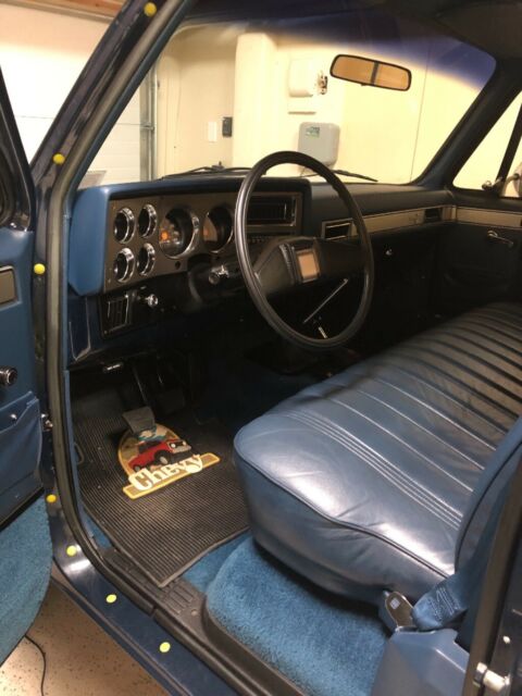 1984 Blue and Silver Chevrolet C/K Pickup 2500 Standard Cab Pickup