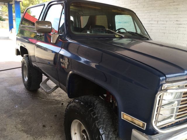 1984 Blue Chevrolet Blazer SUV