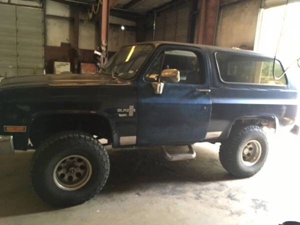 1984 Blue Chevrolet Blazer SUV