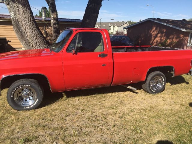 1984 Red Chevrolet Silverado 1500 Cab & Chassis