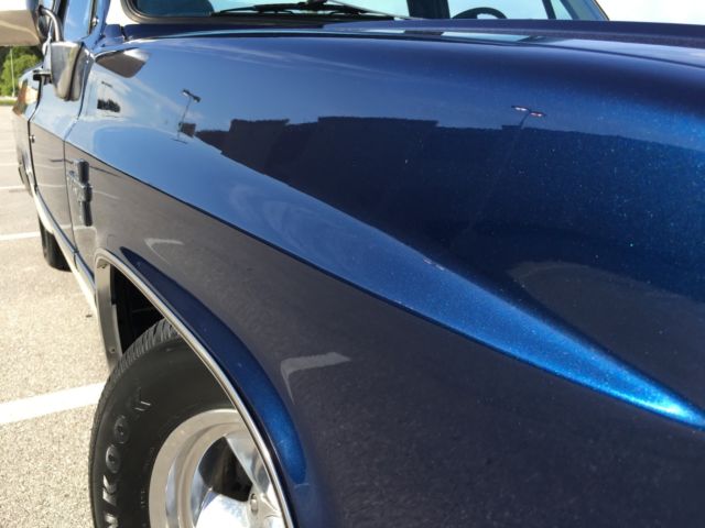 1984 MEDIUM BLUE/WHITE Chevrolet C-10 PICKUP