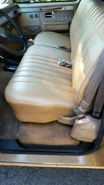 1984 Gold Chevrolet Silverado 1500 Standard Cab Pickup