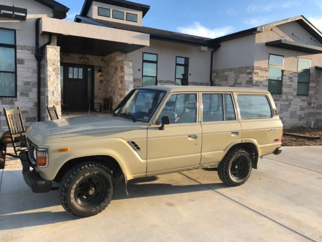 1984 Tan Toyota Land Cruiser SUV