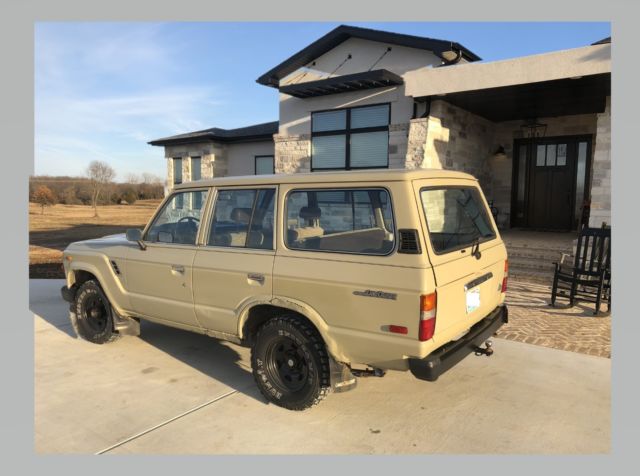 1984 Tan Toyota Land Cruiser SUV