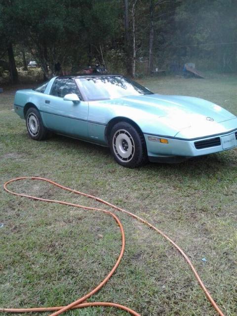 1984 Blue Chevrolet Corvette Coupe