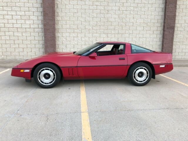 1984 Red Chevrolet Corvette Coupe