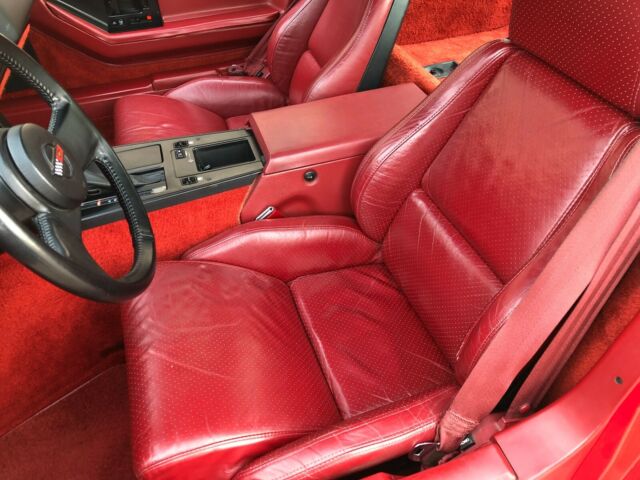 1984 Red Chevrolet Corvette Coupe
