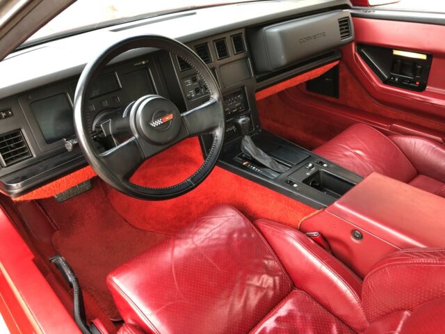 1984 Red Chevrolet Corvette Coupe