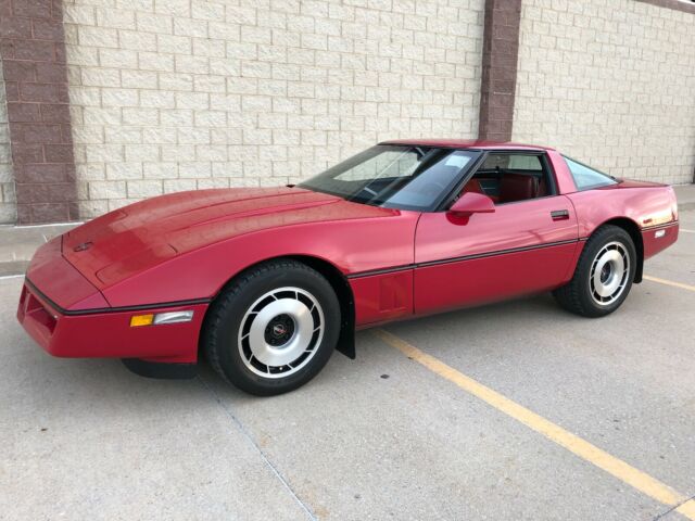 1984 Red Chevrolet Corvette Coupe